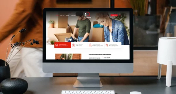 Logo en website ontwerp - 1Storage - Blok56