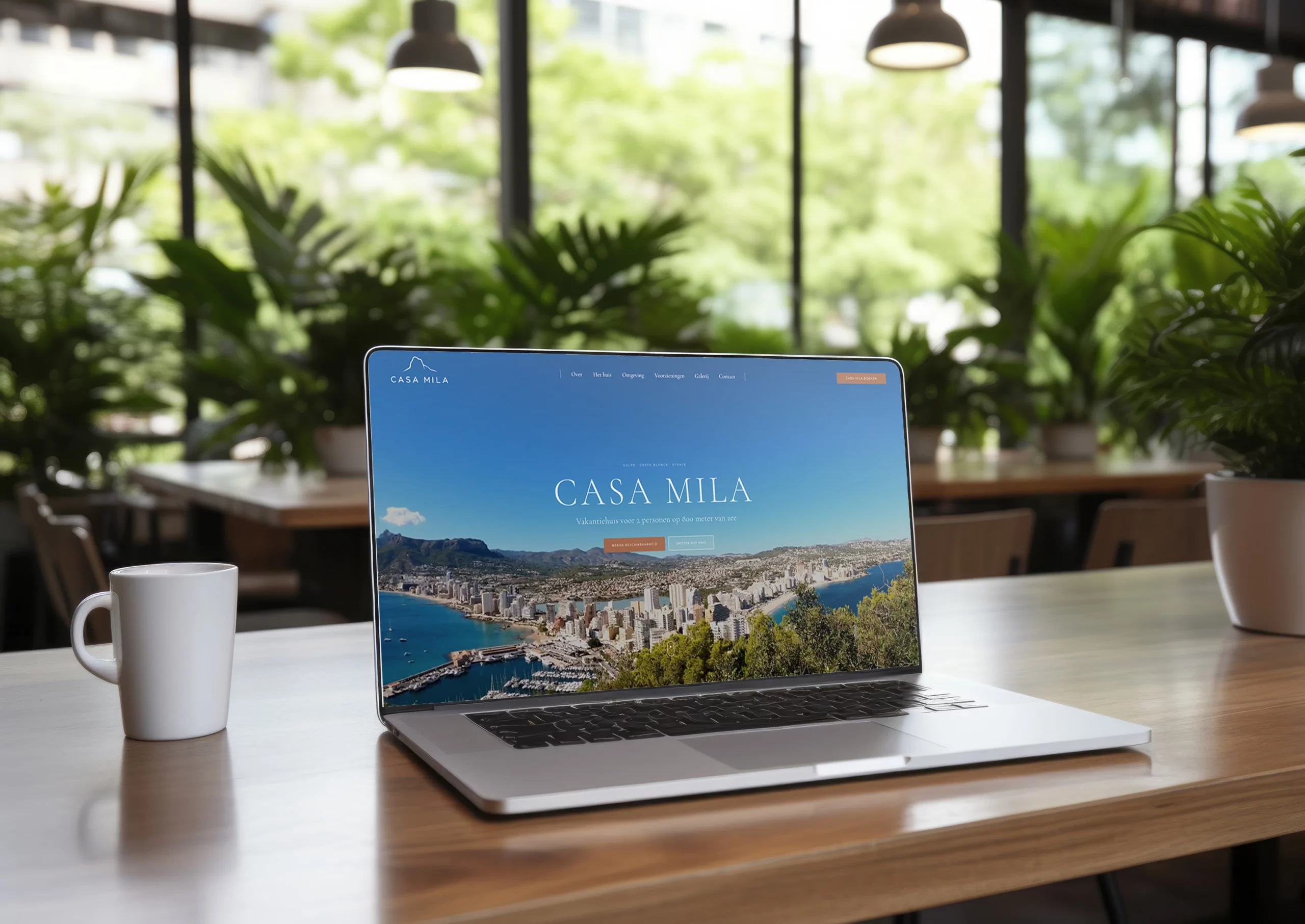 Maatwerk website voor vakantiehuis Casa Mila in Calpe