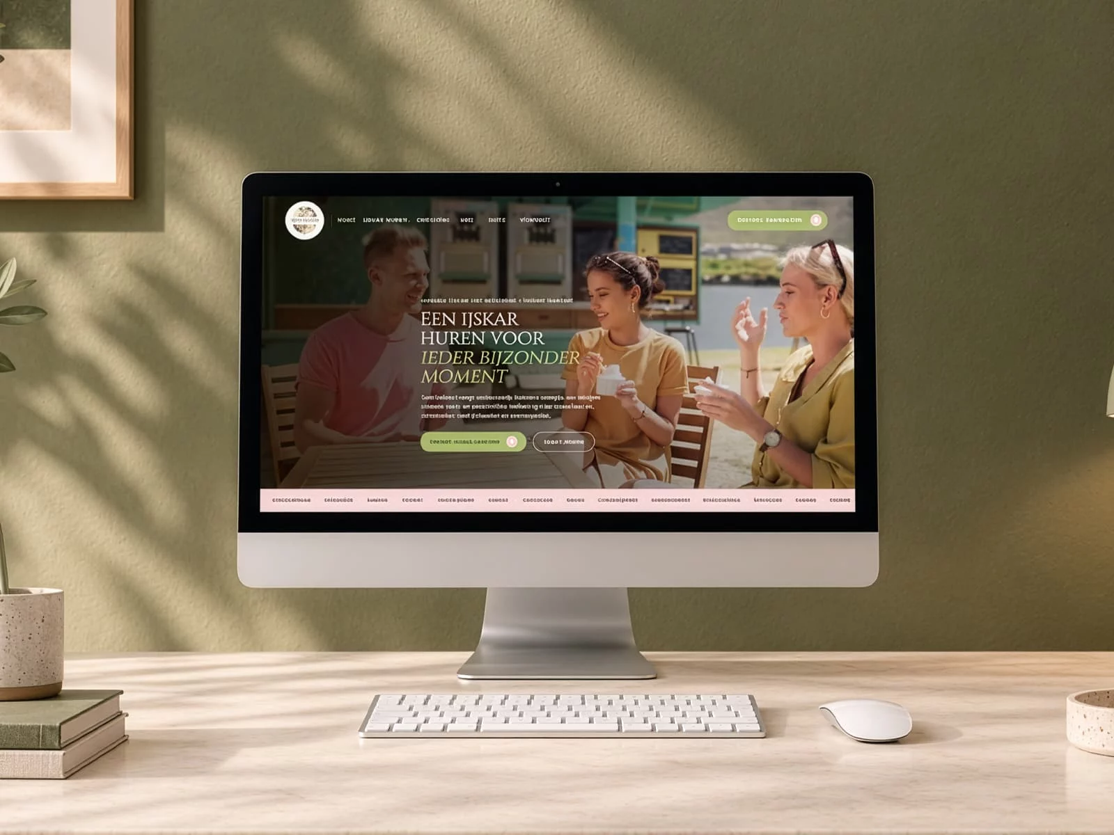 Website voor Tutti Gelato ontwikkeld door Blok56