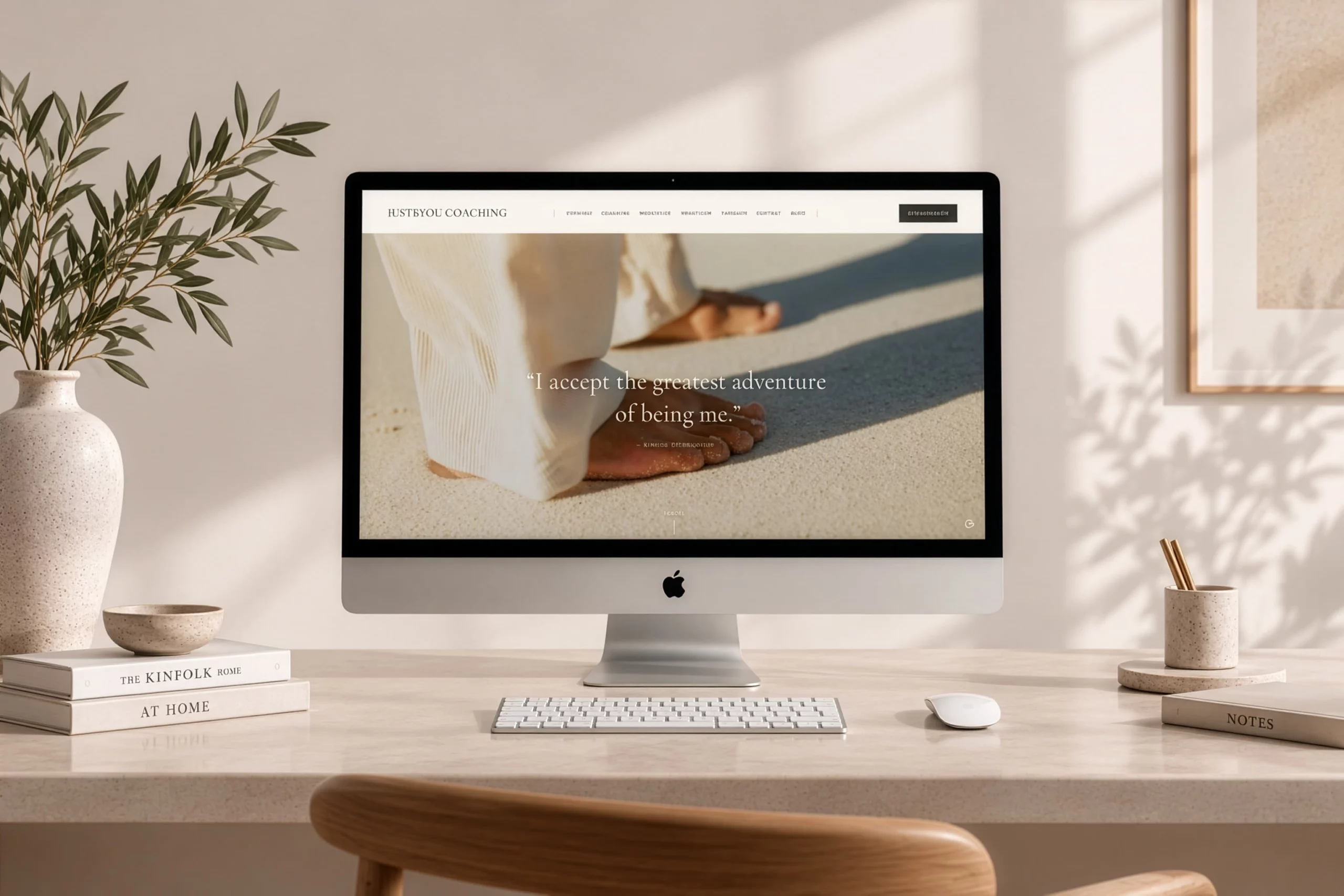 Website voor JustBYou Coaching ontwikkeld door Blok56