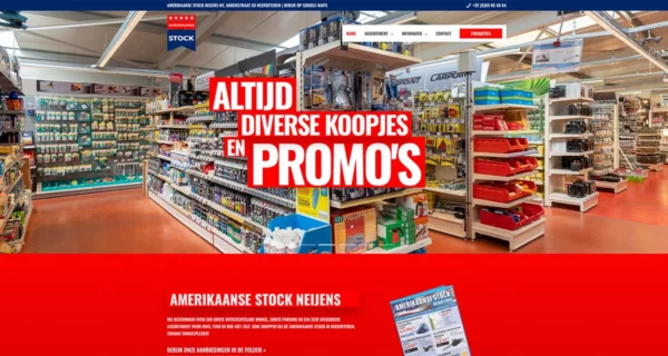 Amerikaanse Stock Neijens -homepagina
