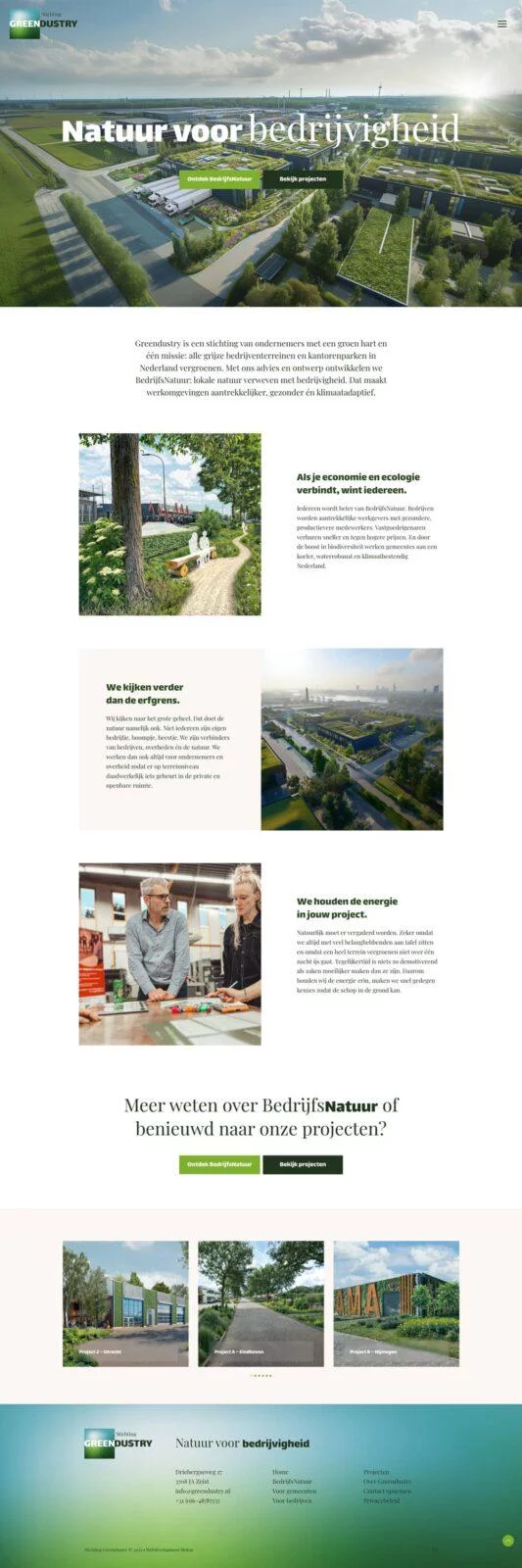 Website laten maken voor Stichting Greendustry - Blok56