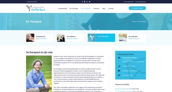 I’m Perfect Veenendaal - Blok56 - ontwerp van logo, huisstijl en website