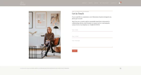 Lisa Bekelaar Eindhoven - Blok56 - ontwerp van logo, huisstijl en website