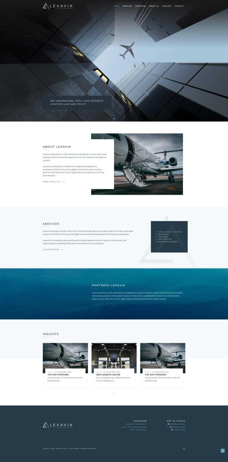 Logo, huisstijl en zakelijke website laten maken voor Lexavia - Blok56