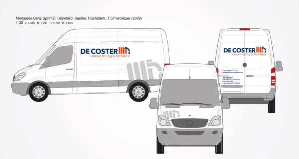 DeCoster verwarming - Blok56 - ontwerp van logo, huisstijl en website